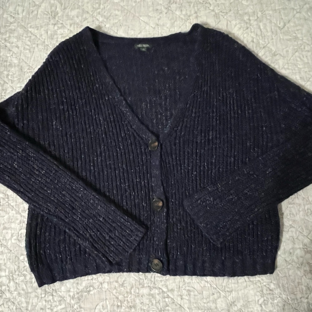 Cropped Knitted Sweater - Wild Fable